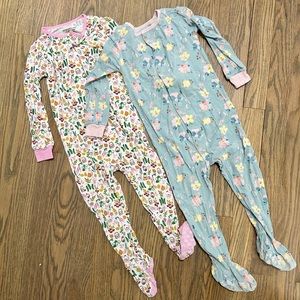 Set of two Magnetic Me footie pajamas - size 18-24 months